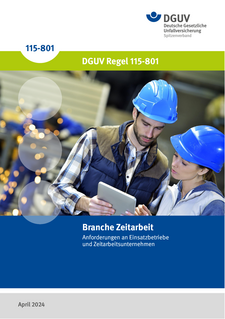 Titelbild der DGUV Regel 115-801