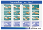 Instrumentieren – aber sicher! (Plakat)