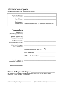 Beispielvorlage für eine Vereinbarung mit der Schule